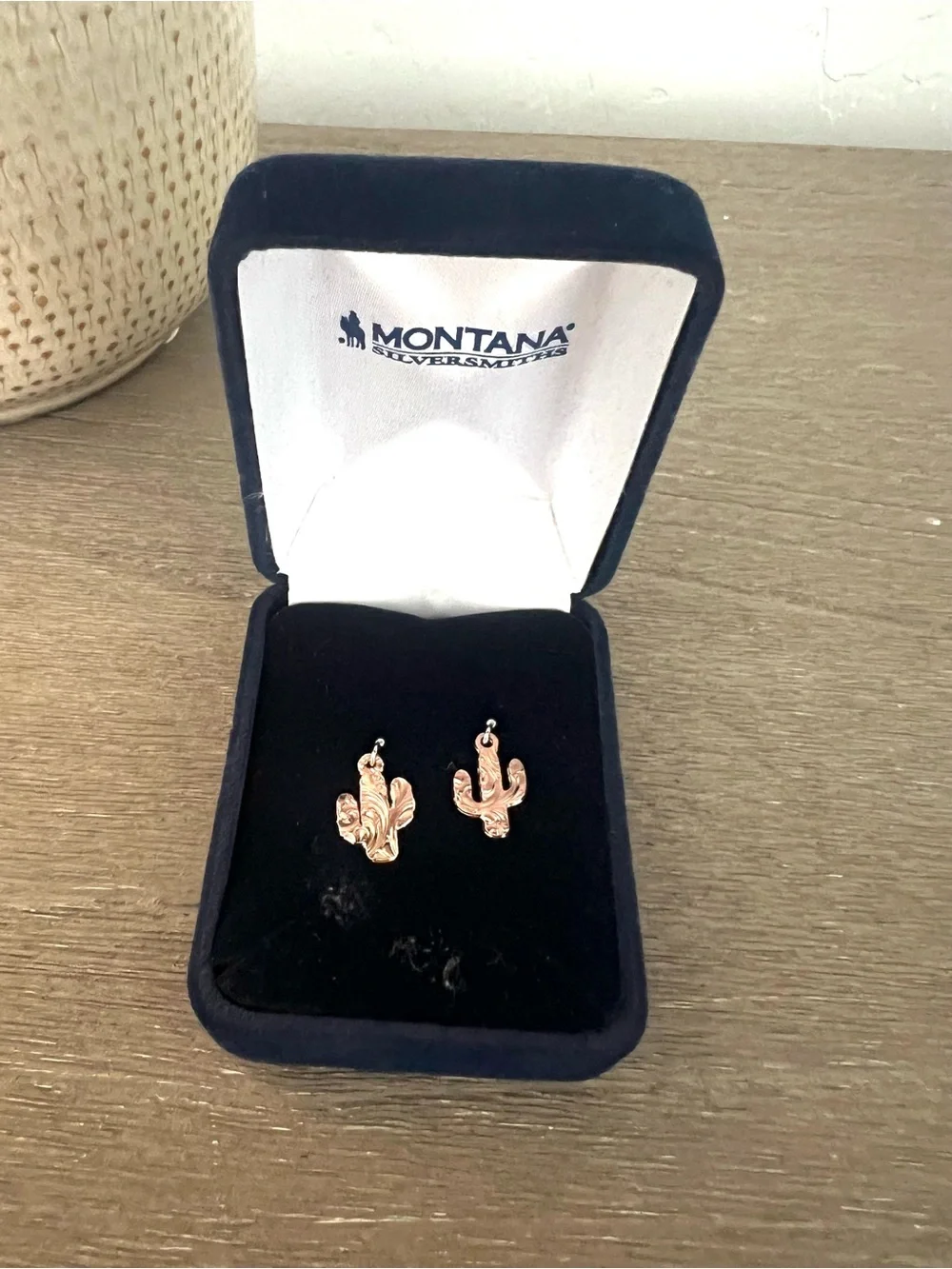Montana Silversmith’s Desert Darling Rose Cactus Earrings NWOT - Picture 2 of 4